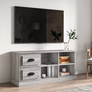 Stylish Grey Sonoma TV Cabinet | 102x35.5 cm | HipoMarket