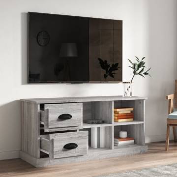 Stylish Grey Sonoma TV Cabinet | 102x35.5 cm | HipoMarket