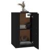 Wall Mounted TV Cabinets 2 pcs Black - Modern Storage Solution