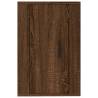 Wall Mounted TV Cabinets - 2 pcs Brown Oak | Hipo Market