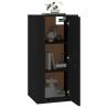 Wall Mounted TV Cabinet Black - Sleek & Practical Storage