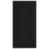 Wall Mounted TV Cabinet Black - Sleek & Practical Storage