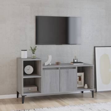 TV Cabinet Grey Sonoma - Stylish & Practical Storage Solution