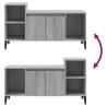 TV Cabinet Grey Sonoma - Stylish & Practical Storage Solution