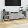 TV Cabinet Concrete Grey 160x35x55 cm Engineered Wood Colour concrete grey Quantity in Package 1 