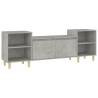 Stylish Concrete Grey TV Cabinet - 160x35x55 cm | HipoMarket