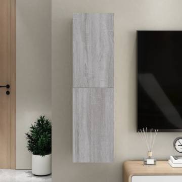 Wall-mounted TV Cabinet Grey Sonoma - Stylish & Space-Saving