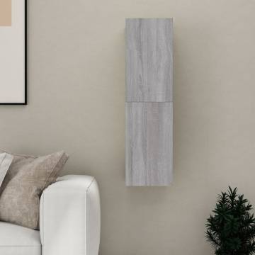 Wall-mounted TV Cabinet Grey Sonoma - Stylish & Space-Saving