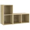 Sonoma Oak TV Cabinets - Stylish Dual Design 72x35 cm | HipoMarket