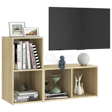 Sonoma Oak TV Cabinets - Stylish Dual Design 72x35 cm | HipoMarket