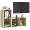 Sonoma Oak TV Cabinets - Stylish Dual Design 72x35 cm | HipoMarket