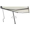 Freestanding Manual Retractable Awning 400x300 cm - Cream