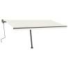 Freestanding Manual Retractable Awning 400x300 cm - Cream