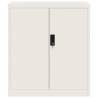 White Steel File Cabinet 79x40x90 cm - Organize Your Office