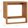 Wall-mounted Towel Rack | Solid Teak Wood | Hipomarket UK