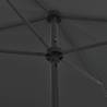 Beach Umbrella Anthracite 200x125 cm - UV Protected & Adjustable