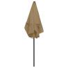 Beach Umbrella Taupe 180x120 cm - UV Protective & Adjustable