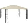 Gazebo 3x4 m Cream Colour cream Size 3 x 4 m 