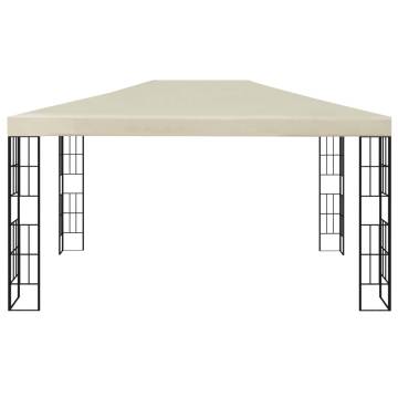 Elegant 3x4 m Cream Gazebo for Outdoor Comfort