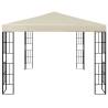 Elegant 3x4 m Cream Gazebo for Outdoor Comfort