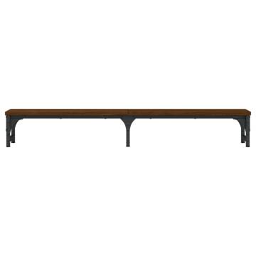 Monitor Stand Brown Oak | Ergonomic Design | hipomarket.co.uk