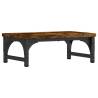 Monitor Stand Smoked Oak - Ergonomic Design & Storage Space