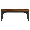 Monitor Stand Smoked Oak - Ergonomic Design & Storage Space