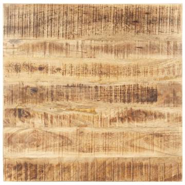 Table Top Solid Mango Wood 70x70cm - Durable & Stylish