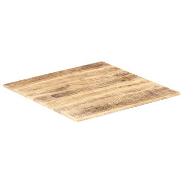 Table Top Solid Mango Wood 70x70cm - Durable & Stylish