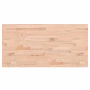 Bathroom Countertop 80x40 cm Solid Beech Wood - HipoMarket