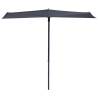 Madison Balcony Parasol Sun Wave 270x150 cm Grey PAC3P014 Colour grey Quantity in Package 1 