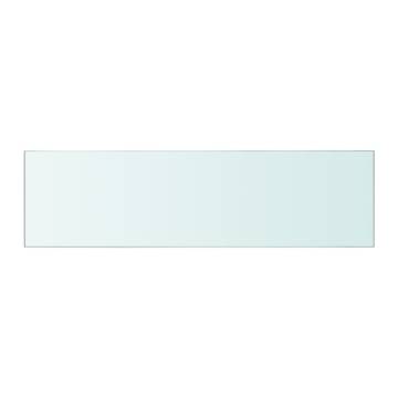 Stylish Glass Shelves - 2pcs Panel 50x12 cm | Hipomarket UK