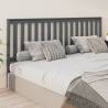 Bed Headboard Grey 206x6x101 cm Solid Wood Pine Colour grey Size 206 x 101 cm Quantity in Package 1 