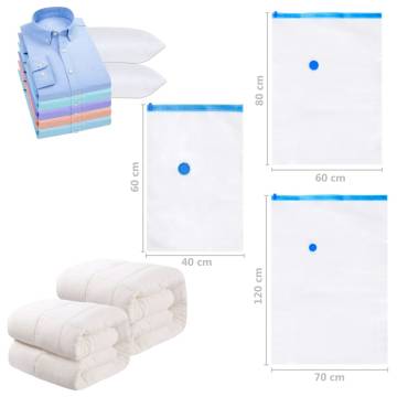 Vacuum Travel Storage Bags 60x40 cm - 50 pcs | HipoMarket