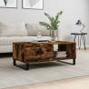 Coffee Table Smoked Oak 90x50x36.5 cm Engineered Wood Colour smoked oak Quantity in Package 1 