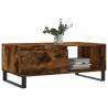 Elegant Smoked Oak Coffee Table - 90x50x36.5 cm