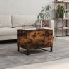 Elegant Smoked Oak Coffee Table | 60x44.5x45 cm