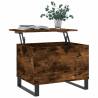 Elegant Smoked Oak Coffee Table | 60x44.5x45 cm