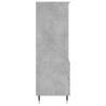 Stylish Highboard Concrete Grey - 40x36x110 cm Engineered Wood