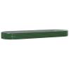 Garden Raised Bed - Powder-coated Steel 450x140x36 cm Green