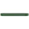 Garden Raised Bed - Powder-coated Steel 450x140x36 cm Green