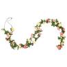 Artificial Flower Garlands - 6 pcs Spring Sunset Red 250 cm