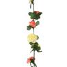 Artificial Flower Garlands - 6 pcs Spring Sunset Red 250 cm