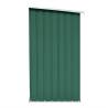 Garden Log Storage Shed - Galvanised Steel 163x83 cm Green