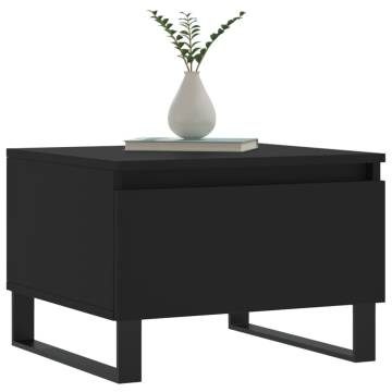 Elegant 2 pcs Black Coffee Tables - Engineered Wood | HipoMarket