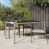 Garden Table 150x90x75 cm Tempered Glass and Poly Rattan Beige Colour beige Size 150 x 90 x 75 cm Quantity in Package 1 