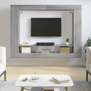 Grey Sonoma TV Cabinet - Stylish & Practical Media Storage