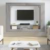 TV Cabinet Grey Sonoma 152x22x113 cm Engineered Wood Colour grey sonoma Quantity in Package 1 