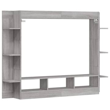 Grey Sonoma TV Cabinet - Stylish & Practical Media Storage