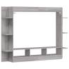 Grey Sonoma TV Cabinet - Stylish & Practical Media Storage